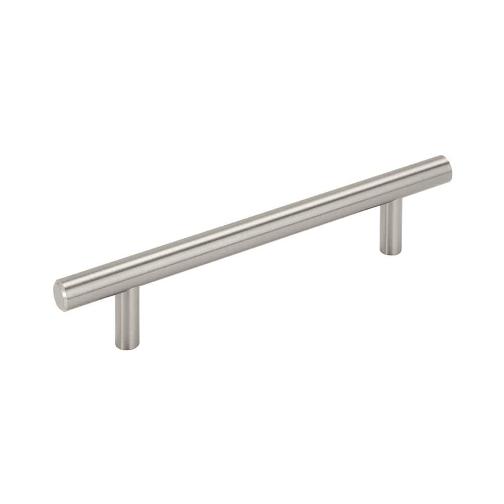 Bar Pulls 5-1/16 in. (128mm) Center-to-Center Satin Nickel Bar Cabinet Pull price history on PriceWatchPro
