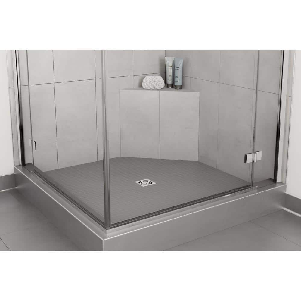 24" Orange Kerdi-Board Triangular Shower Bench