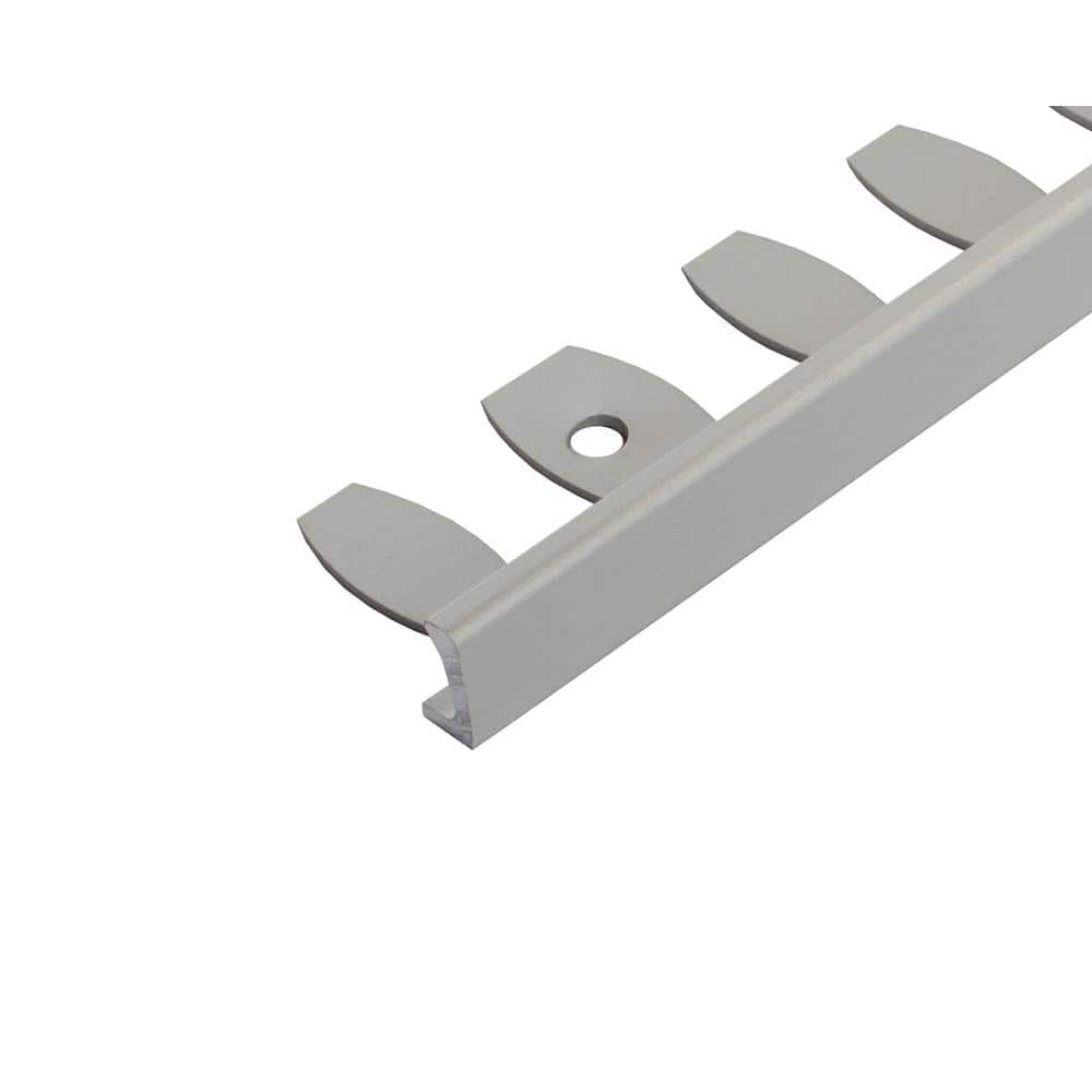 DUROSOL 0.25 in. D x 98.5 in. W x 98.4 in. L Bendable L-Shape Aluminum Anodized Silver Molding and Transition Trim price history on PriceWatchPro