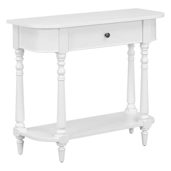 Amazon.com: JIJIWANG Wood Curved Console Table for Hallway