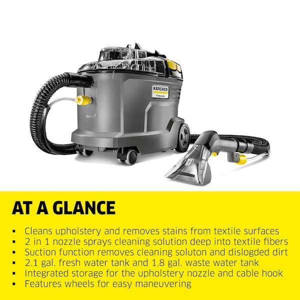 Karcher Puzzi 8/1 Commercial Corded Carpet Extractor-Spot Cleaner