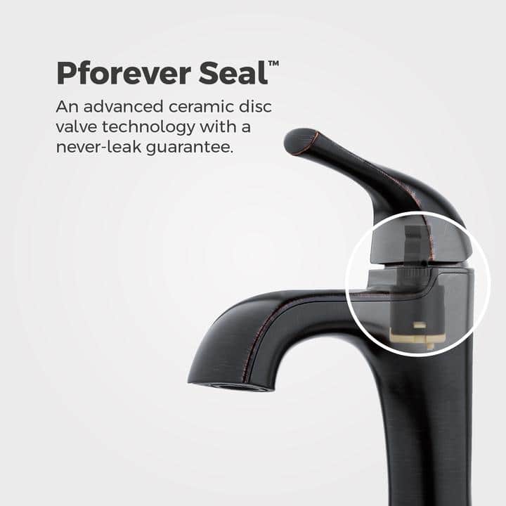 Tuscan Bronze Single-Handle High Arc Bathroom Faucet