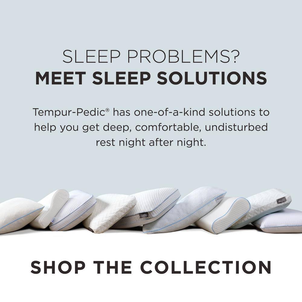 King White Memory Foam Adjustable Cooling Pillow