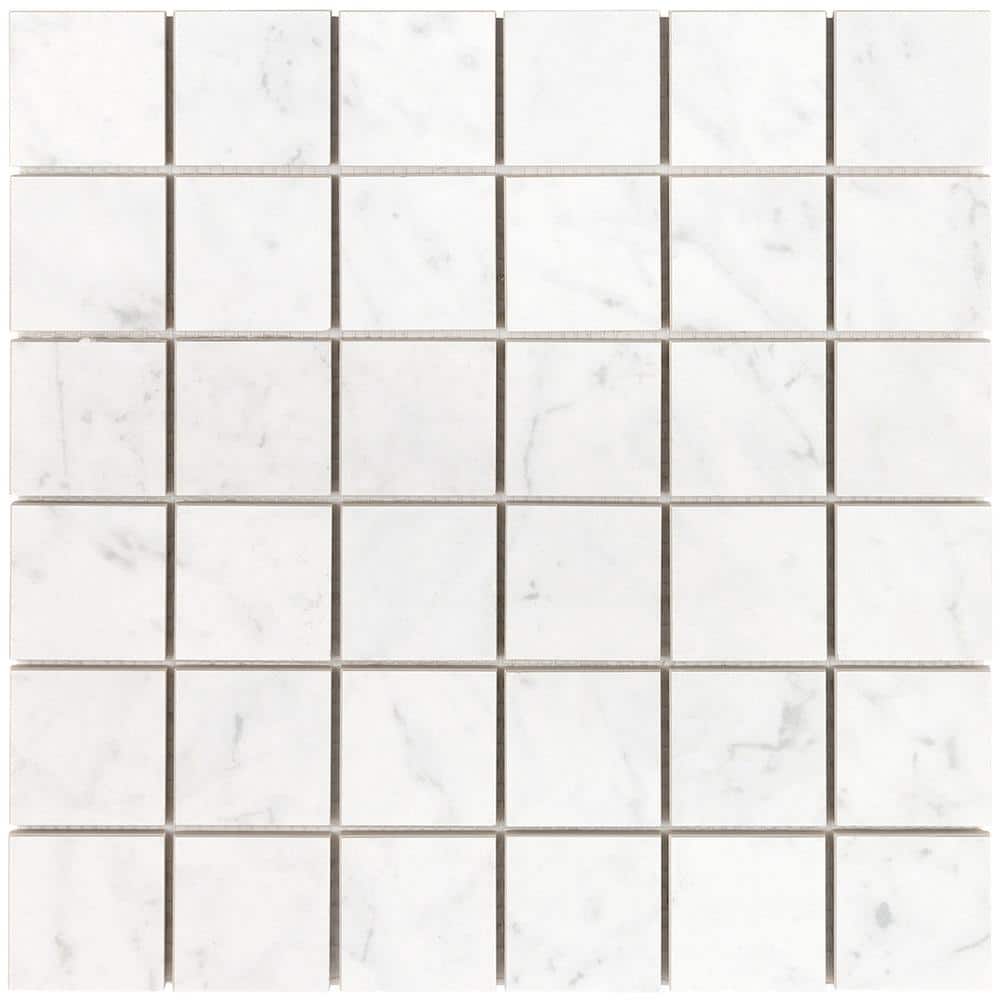 Grace Matte White Porcelain Mosaic Tile for Walls and Floors