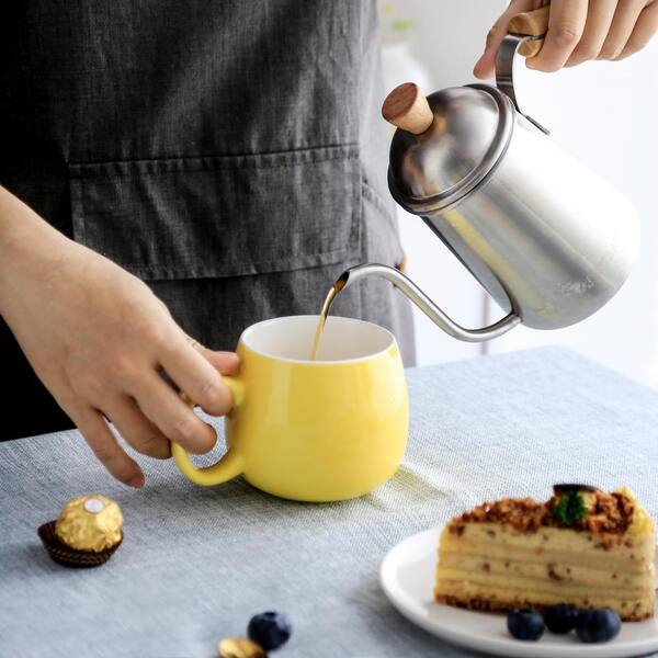PANBADO Porcelain Mug Set Coffee Tea Water Cup Ceramic Mug Set (13cm (400ml))