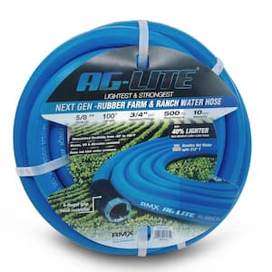 5/8 in. x 100 ft. Heavy Duty Rubber Water Hose