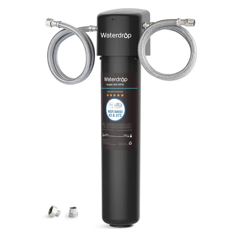 Waterdrop 16000 Gal. Long-Last Under-Sink Water Filter System with Direct Connect to Kitchen Faucet NSF/ANSI Certified B-WD-15UA - The Home Depot