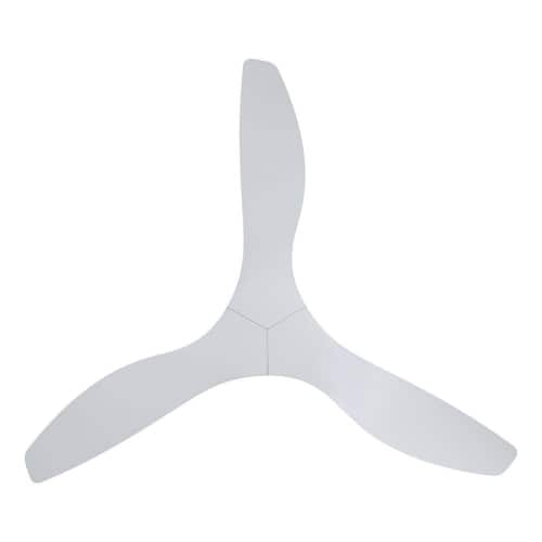 Surfline 52 in. Outdoor White Ceiling Fan Eglo Ceiling Fans Without Lights