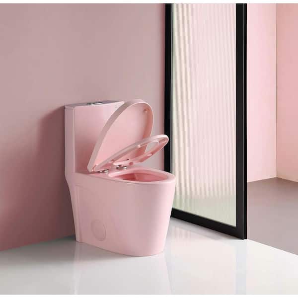 XUJMK 12 in. 1-Piece 1.1/1.6 GPF Water-Efficient Dual Flush