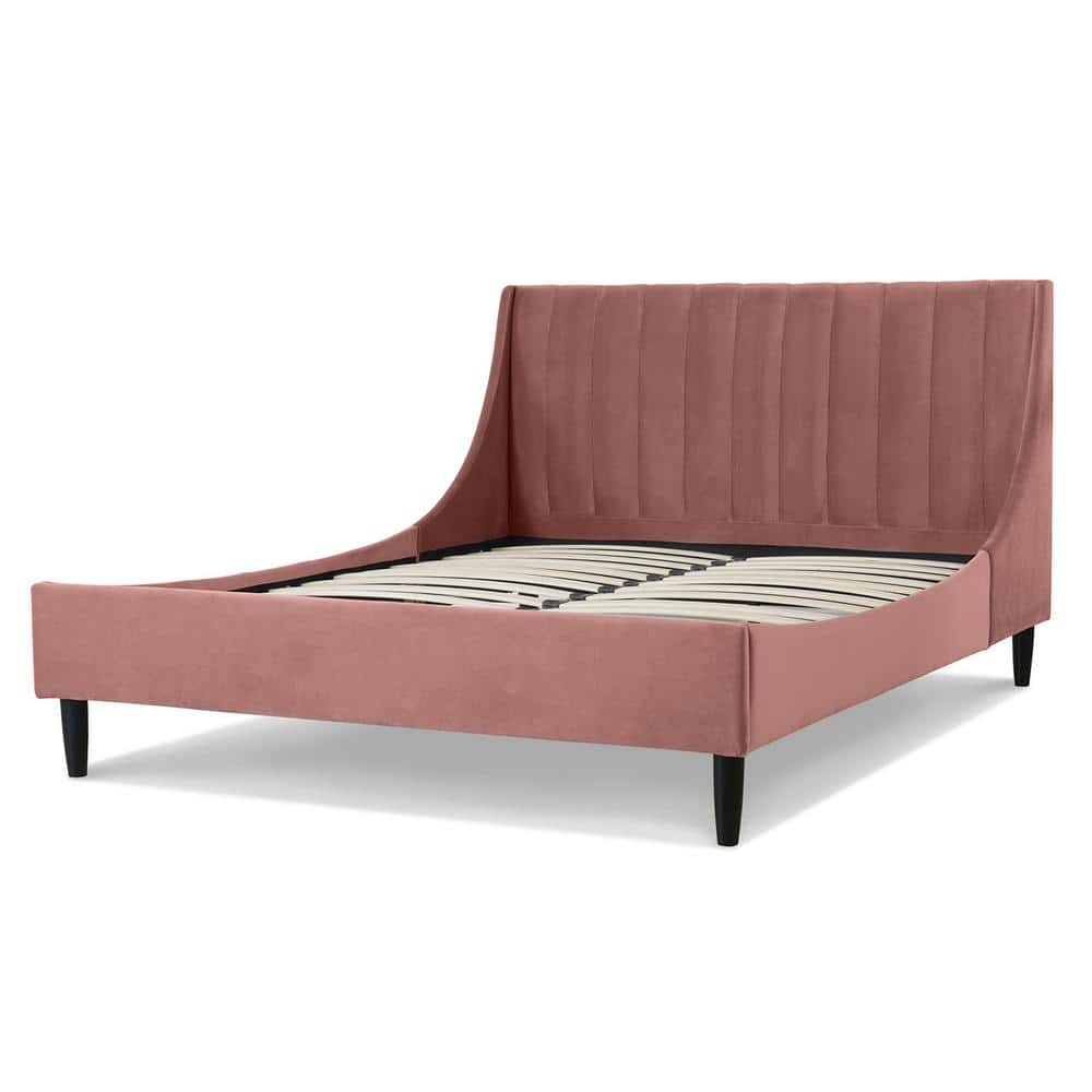 Jennifer Taylor Aspen 63.5 in. Velvet Vertical Tufted Upholstered Queen ...