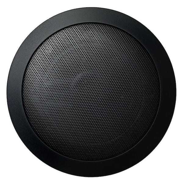 Mr. Steam Music Therapy 60-Watt 2-Way Indoor/Outdoor Round Speaker System, Black (2-Pack)