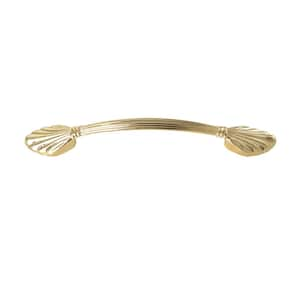 Amy Polished Gold Cabinet Center-to-Center Pull, 5.1" Center-to-Center