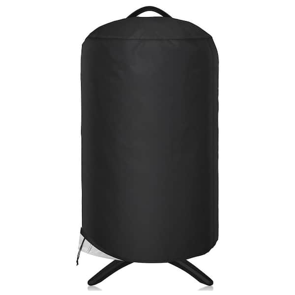 26.5 in. Black Outdoor Round Waterproof Grill Cover Waterproof