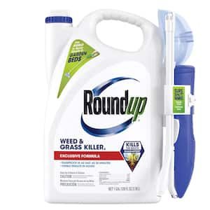 1 Gal. Weed and Grass Killer₄ with Sure Shot Wand, Use In and Around Flower Beds, Trees, and Driveways