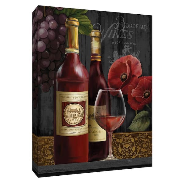PTM Images 12 in. x 10 in. ''Chateau Wine II'' Canvas Wall Art