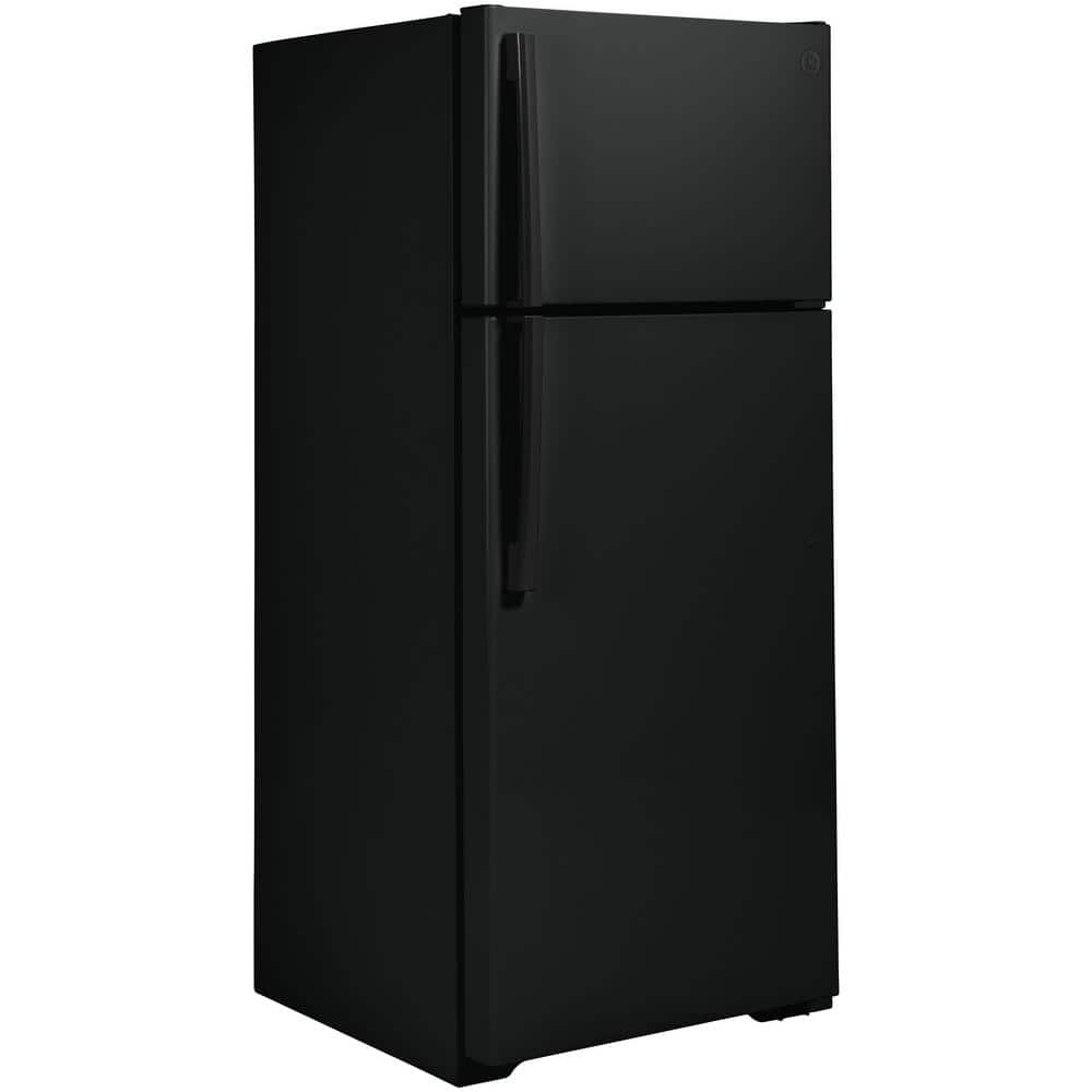 Black 28'' Smart Energy Star Top-Freezer Refrigerator