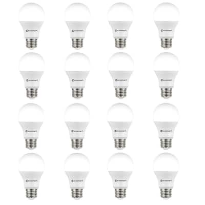 60-Watt Equivalent A19 Non-Dimmable LED Light Bulb Soft White (16-Pack)