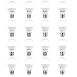 60-Watt Equivalent A19 Non-Dimmable LED Light Bulb Soft White (16-Pack)