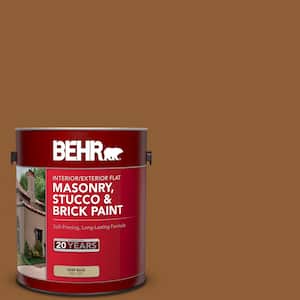 1 gal. #S250-7 Moroccan Spice Flat Interior/Exterior Masonry, Stucco and Brick Paint