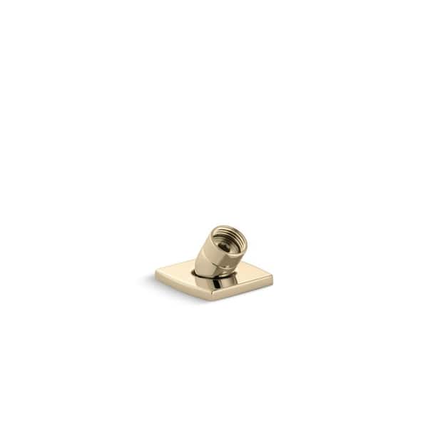 KOHLER Loure Deck- Or Bath-Mount Handshower Holder With Handshower Hose in Vibrant French Gold