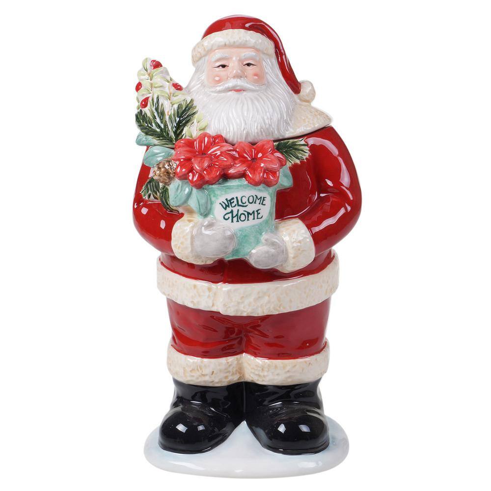 UPC 730384283774 product image for Certified International Christmas Story Multicolored Earthenware 56 oz. 3D Santa | upcitemdb.com