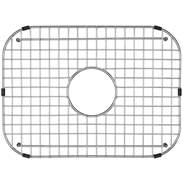 18.11 in. x 13.39 in. Center Drain Heavy-Duty Stainless-Steel Sink Grid