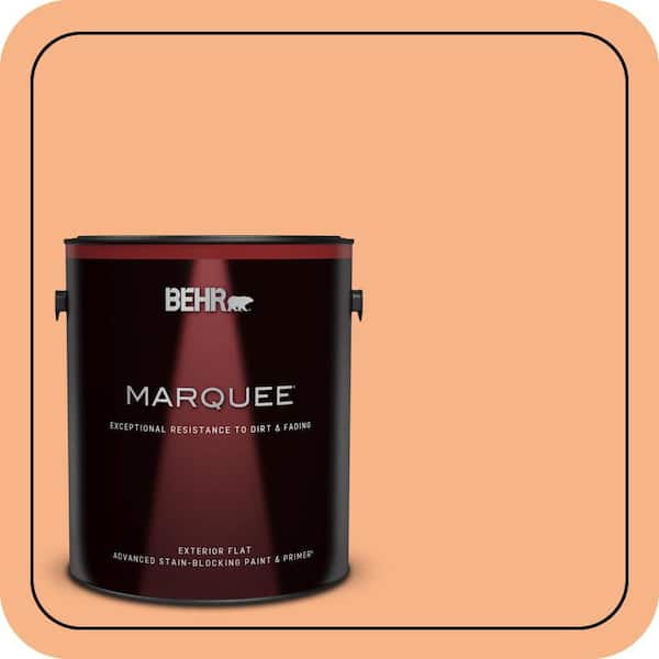 BEHR MARQUEE 1 gal. #250D-4 Autumn Mist Flat Exterior Paint & Primer