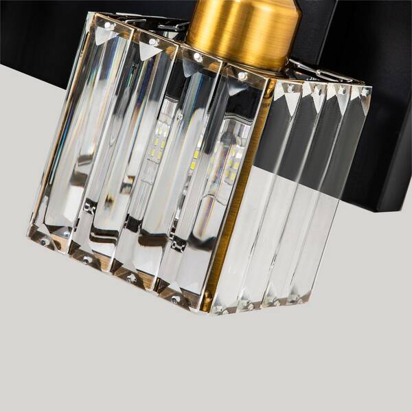 上品なファッション in. 19.7 Orillia EDISLIVE 3-Light Bathroom Gold & Black トップス