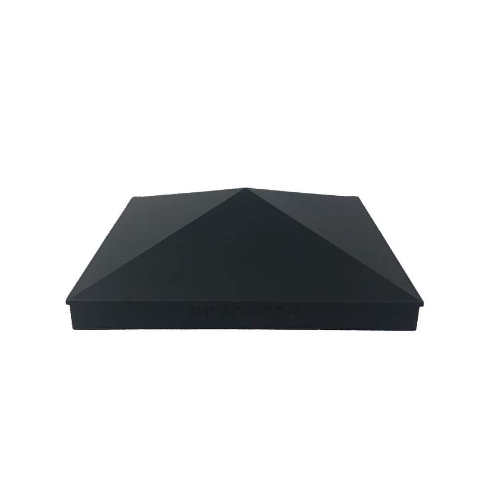 5 in. x 5 in. Black Aluminum Ornamental Pyramid Post Cap price history on PriceWatchPro