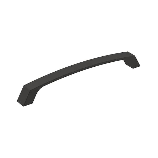 Premise 6-5/16 in. (160mm) Modern Matte Black Arch Cabinet Pull