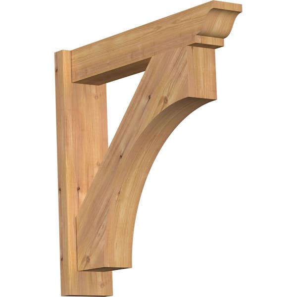 Ekena Millwork 6 in. x 26 in. x 26 in. Western Red Cedar Westlake Traditional Smooth Outlooker