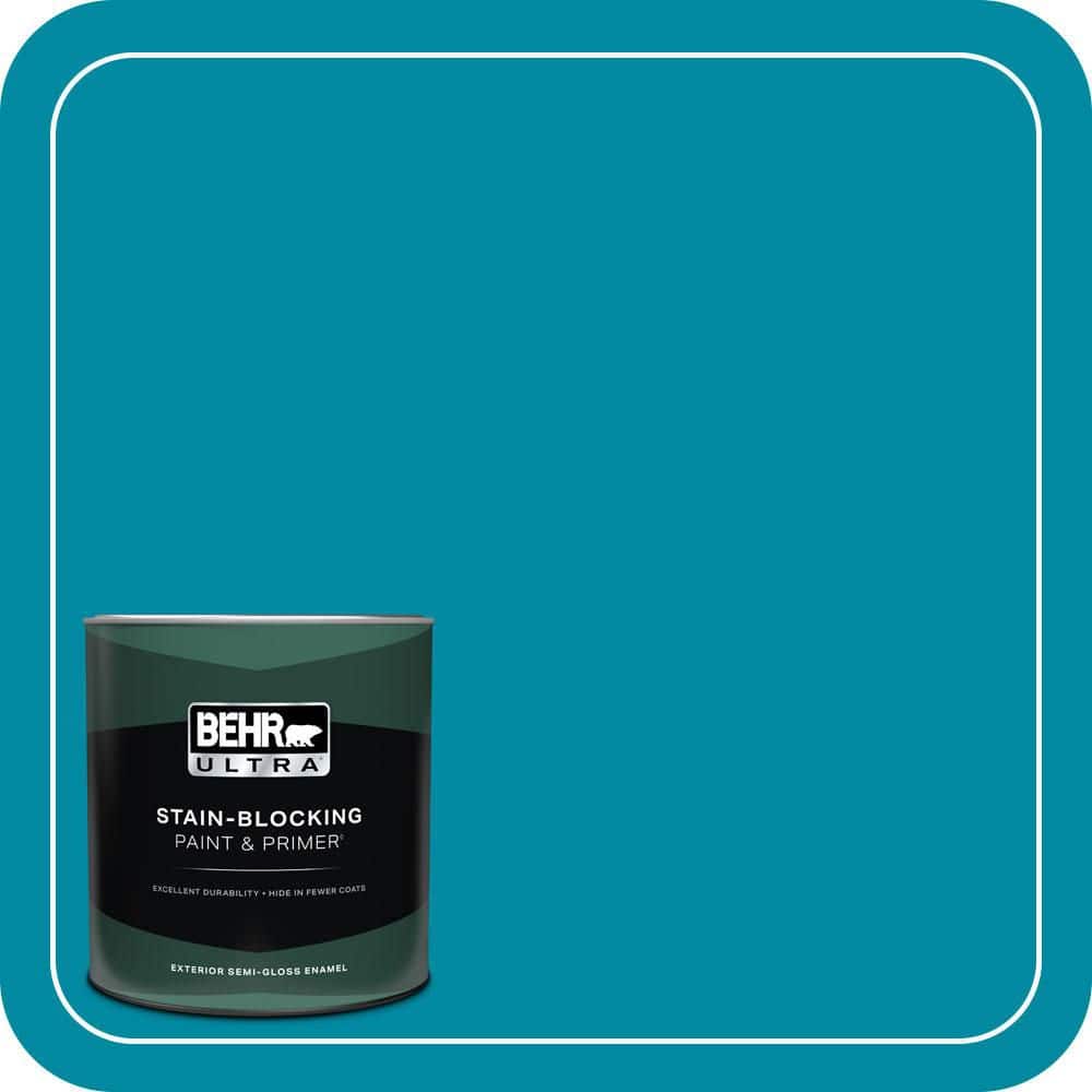 1 qt. #P480-6 Aruba Blue Semi-Gloss Enamel Exterior Paint & Primer price history on PriceWatchPro
