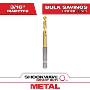 Milwaukee SHOCKWAVE 9/64 in. Titanium Drill Bit 48-89-4606 - The