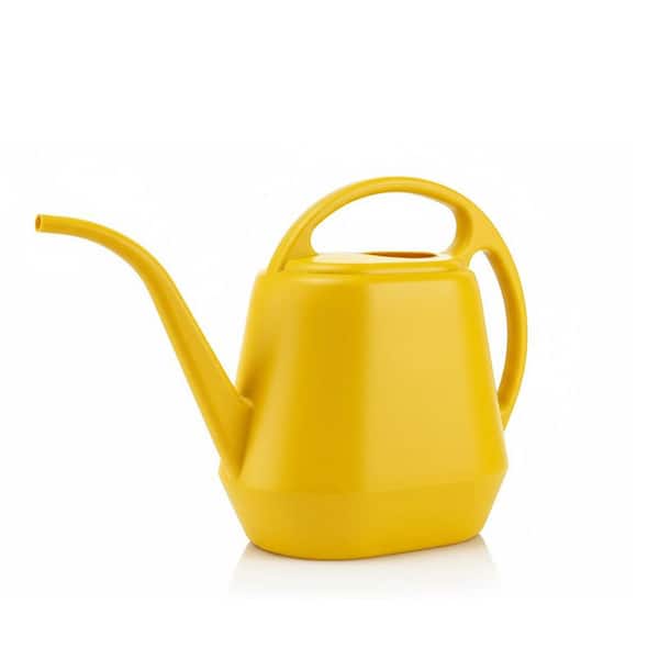 1 gal. Plastic Watering Can, Bright Yellow-Ideal for Plants & Gardening