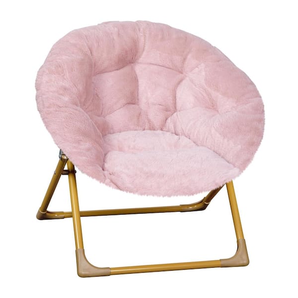 Carnegy Avenue Blush/Soft Gold Fabric Accent Chair