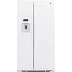 21.9 cu. ft. Side by Side Refrigerator in White, Counter Depth