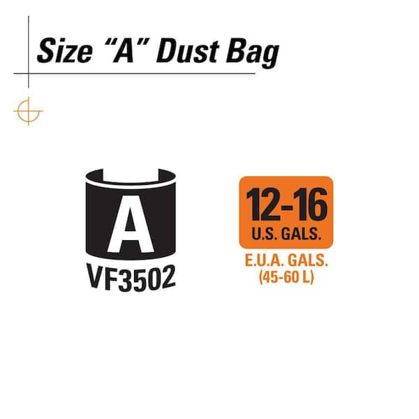 SpaceTent RIDGID Vacuum Filter Bundle - 5 VF3502 Bags & 2 VF6000 HEPA Filters