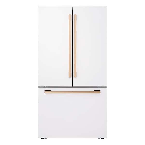 LG STUDIO STUDIO 27 cu. ft. Smart Counter-Depth MAX French Door Refrigerator  in Essence White SRFB27W3 - The Home Depot
