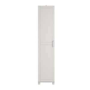 Kai Wood Freestanding Garage Cabinet in White (16 in. W x 74 in. H x 15 in. D)