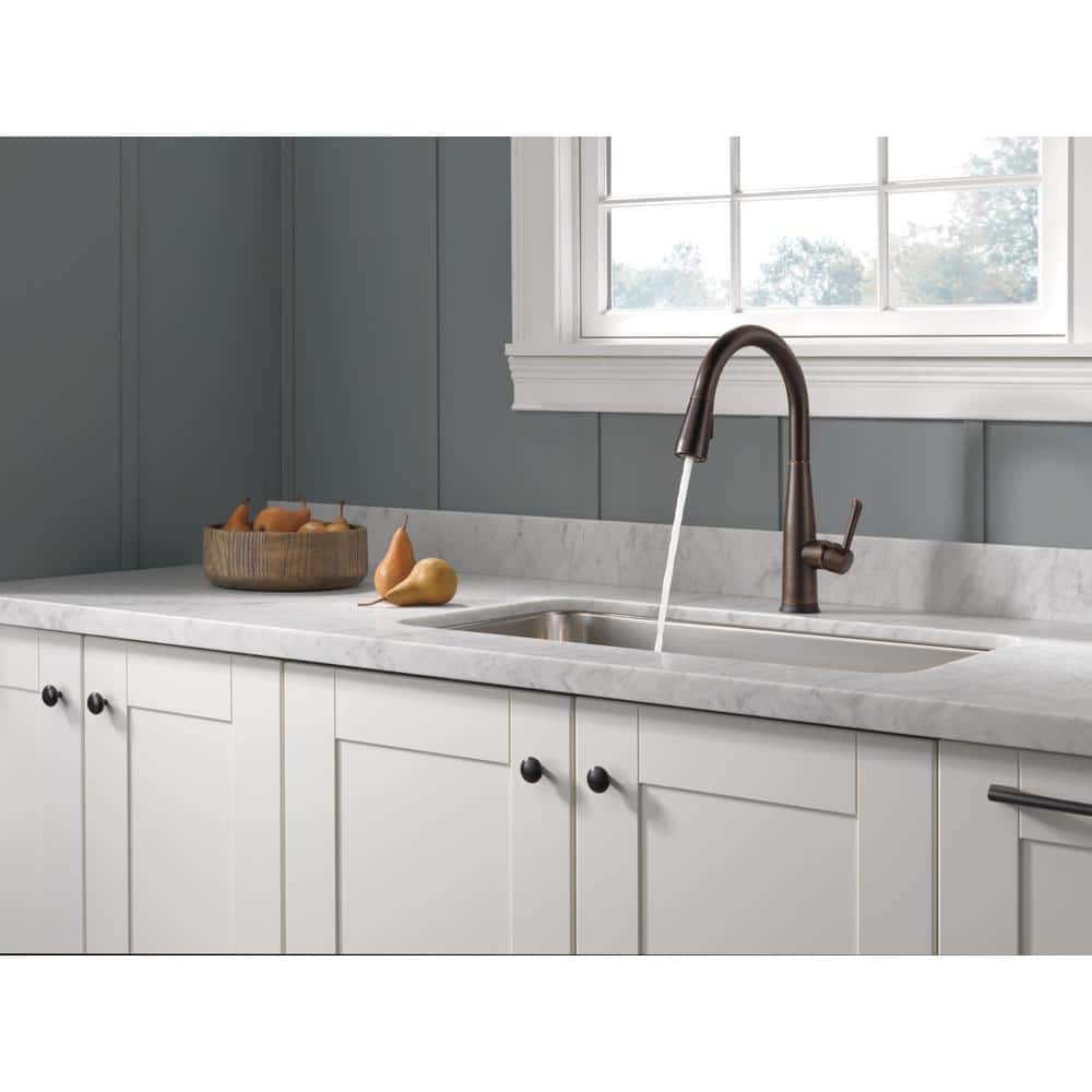 Venetian Bronze Modern Kitchen Faucet with Pull-out Spray