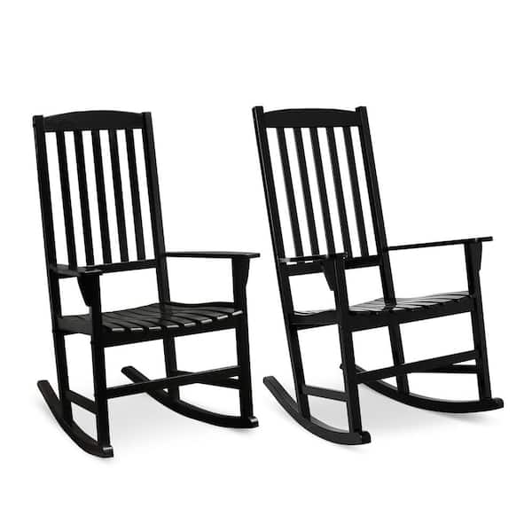 Cambridge Casual Thames Black Wood, Black Rocking Chairs For Porch