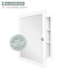 Glacier Bay 20 in. W x 26 in. H Rectangular Framed Recessed or Surface-Mount Bathroom Medicine Cabinet with Mirror, White 33156