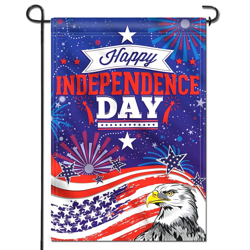 Anley 18 In. X 12.5 In. Double Sided Premium July 4th Independence Day 