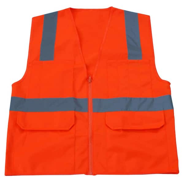High Visibility Surveyor's 4XL Orange Safety Vest