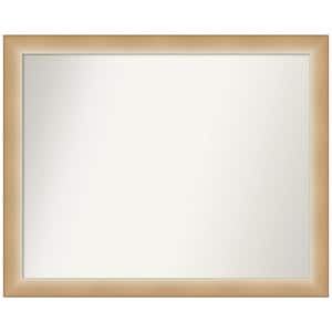 Eva Ombre Gold Narrow 31 in. W x 25 in. H Non-Beveled Bathroom Wall Mirror in Champagne, Gold, Silver