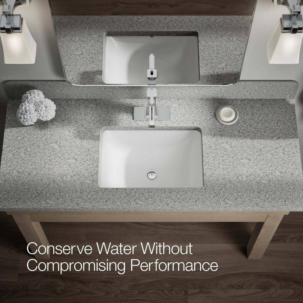 Riff Polished Chrome Single-Handle Bathroom Sink Faucet with Clicker Drain