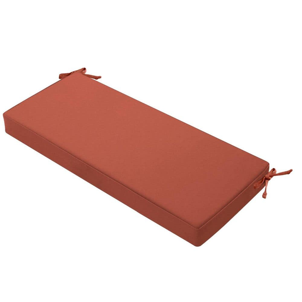 48 x 18 Rectanglar Outdoor Bench Cushion with Handle and Attach Ties, Waterproof Patio Furniture Cushions, Red price history on PriceWatchPro