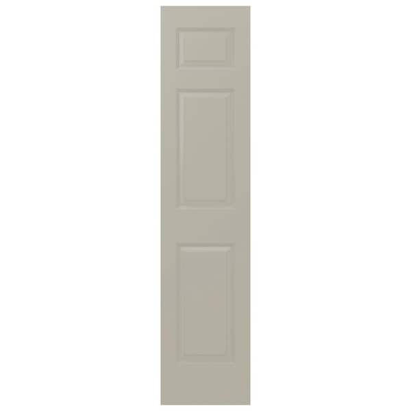 JELD-WEN 18 in. x 80 in. Colonist Desert Sand Painted Smooth Solid Core Molded Composite MDF Interior Door Slab