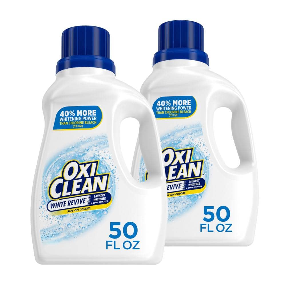 OxiClean White Revive Laundry Whitener + Stain Remover Power Paks, 24 Count  (Pack of 2)