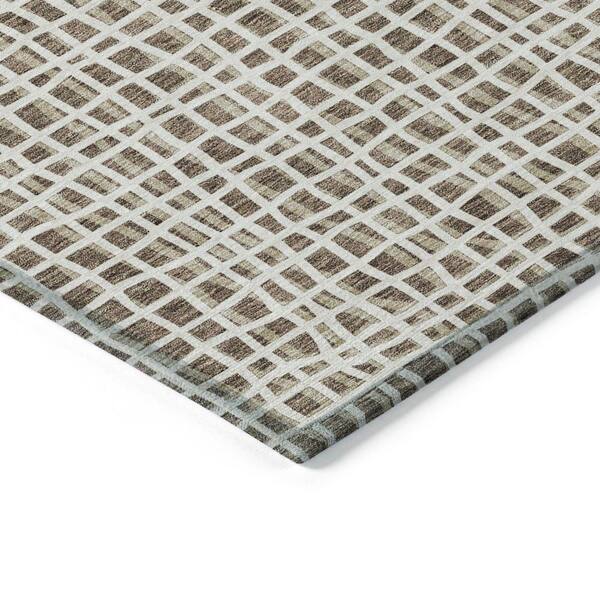 Chantille Machine Washable Indoor/Outdoor Abstract ACN729 Brown 2 ft. 6 in. x 3 ft. 10 in. Area Rug